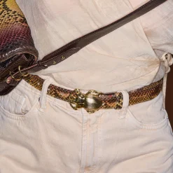 Claris Virot Oeil De Tigre|Baby Ceintures Scarabée<Baby Ceintures Scarabée