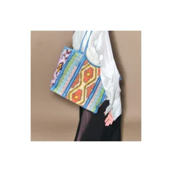 Claris Virot Multicouleur|Bleu<Cabas India