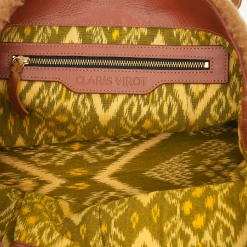 Claris Virot Marron|Peau Lainée<Cabas India