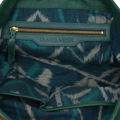 Claris Virot Vert|Cabas India 30 X 45 X 14<Cabas India