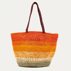 Claris Virot Multicouleur|Orange<Cabas Stella L