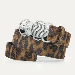 Claris Virot Cuir Leopard|Ceintures Scarabée<Ceintures Scarabée