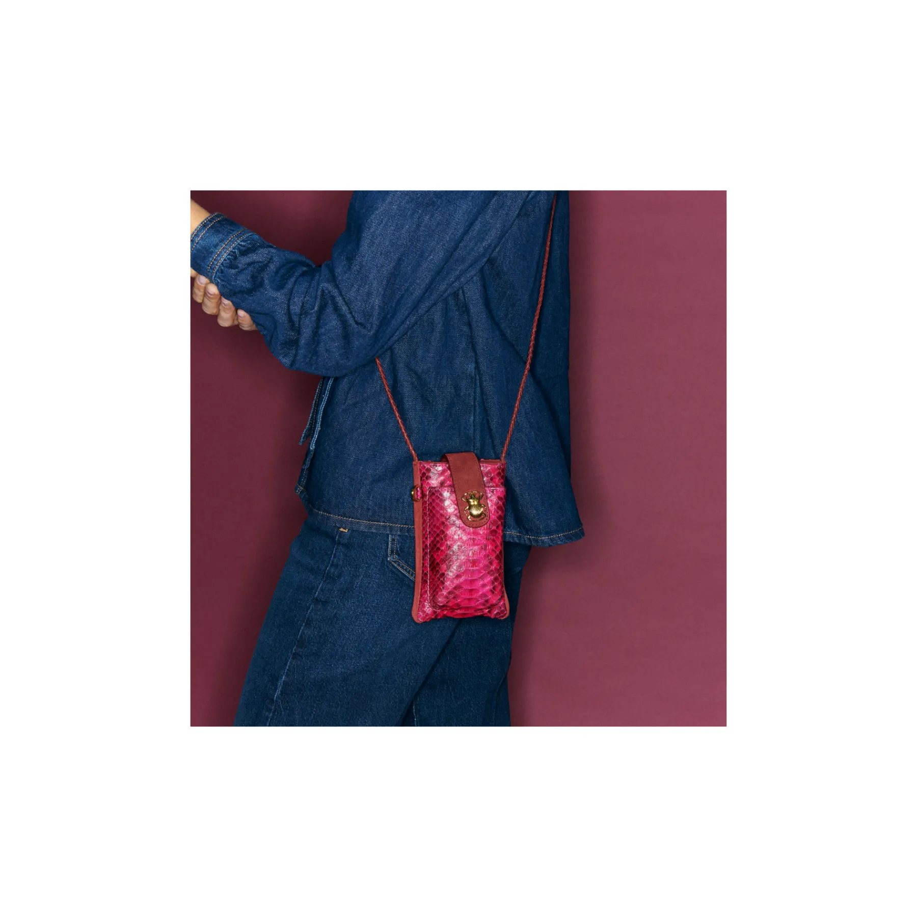 Claris Virot Rose|Étuis Double Marcus<Etui Double Marcus