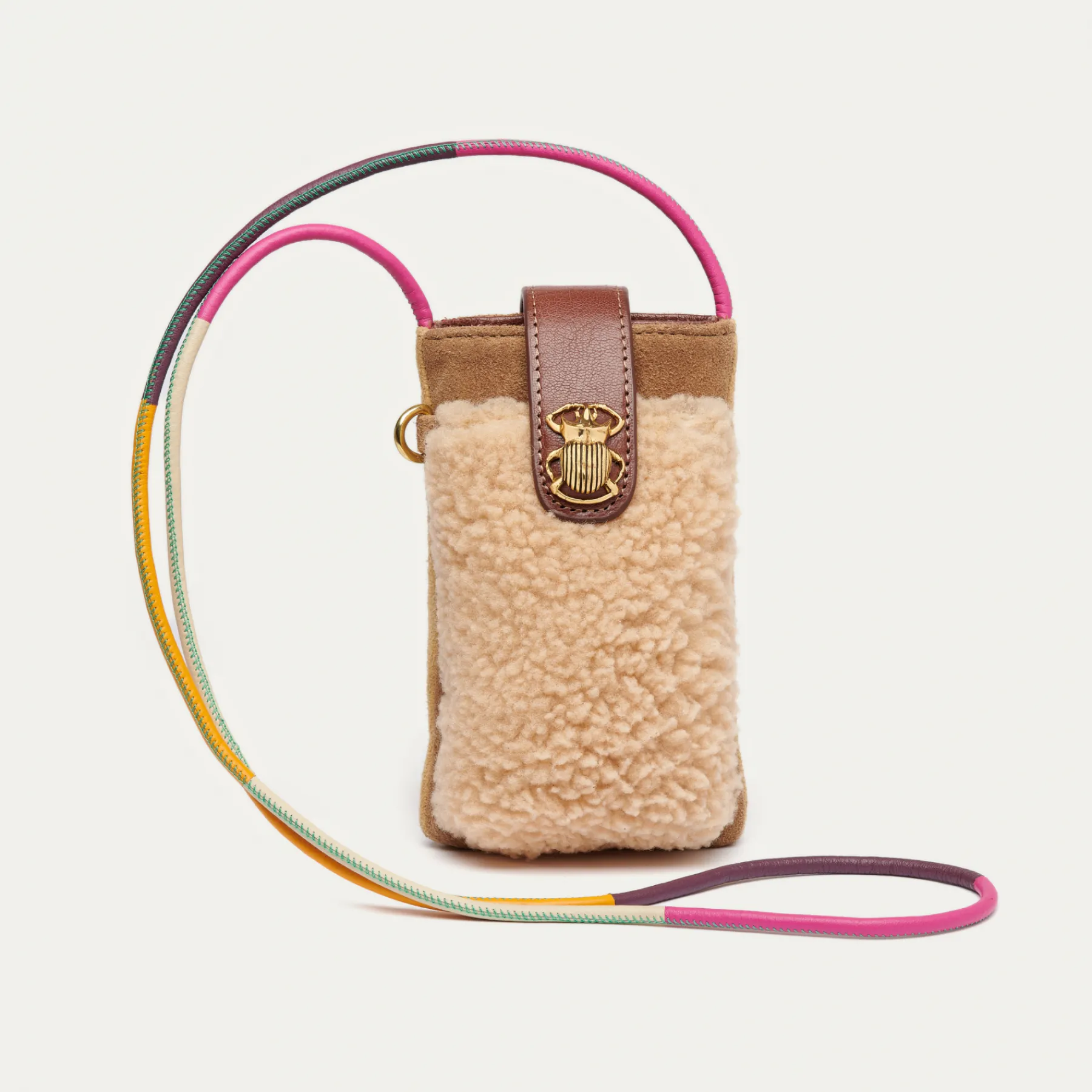 Claris Virot Peau Lainée|Étuis Double Marcus<Etui Double Marcus