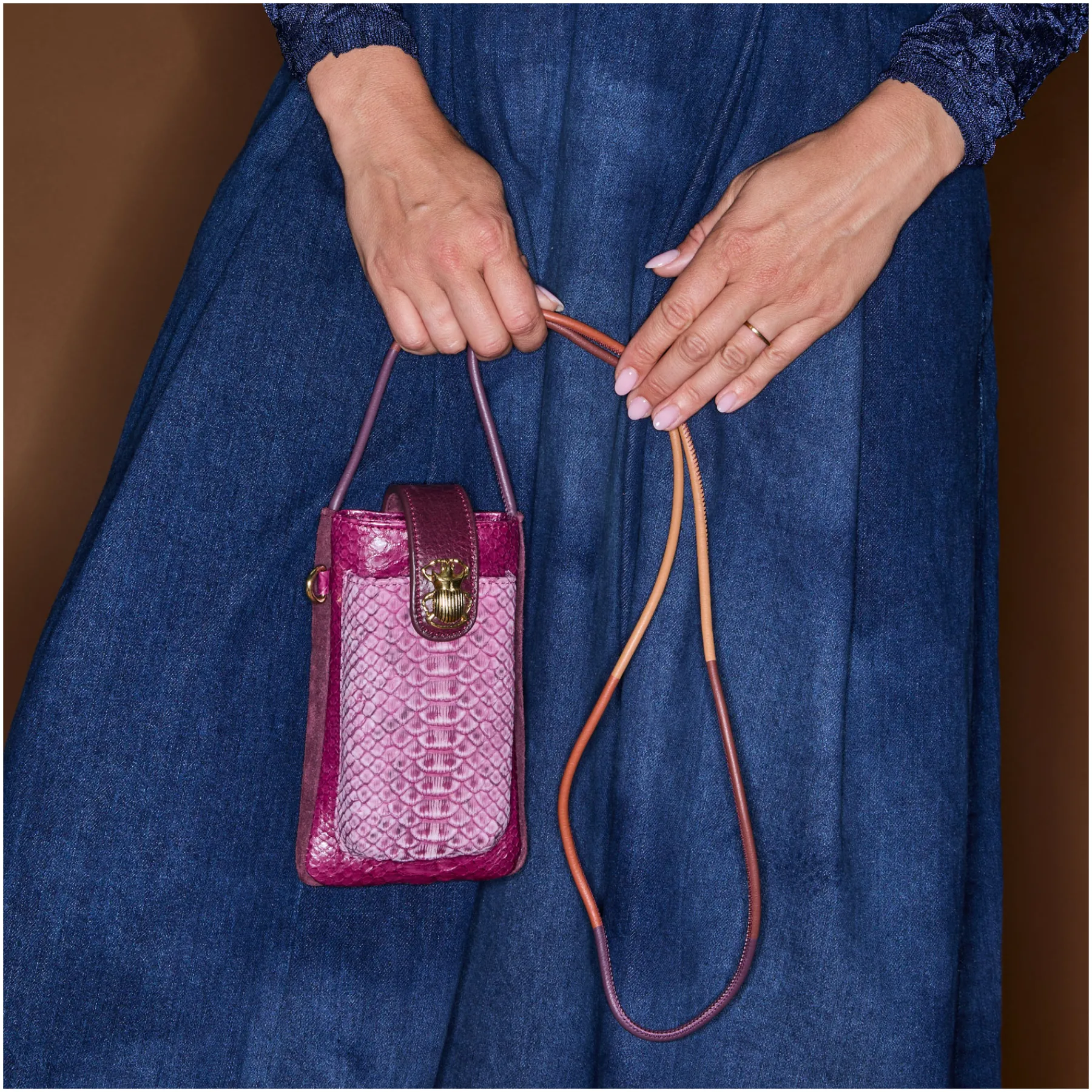 Claris Virot Violet|Étuis Double Marcus<Etui Double Marcus