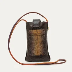 Claris Virot Marron|Oeil De Tigre<Etui Double Marcus