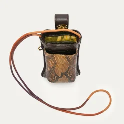 Claris Virot Marron|Oeil De Tigre<Etui Double Marcus