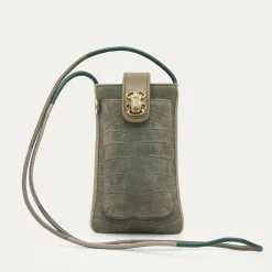 Claris Virot Vert|Gris<Etuis Crossbody