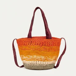 Claris Virot Multicouleur|Orange<Mini Cabas Stella S