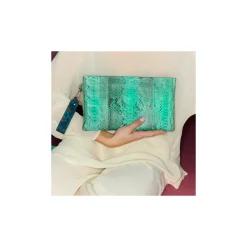 Claris Virot Vert|Pochettes & Pochette Lou 18 X 31<Pochette Lou