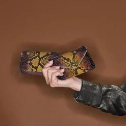 Claris Virot Oeil De Tigre|Portefeuille Alex 10 X 14<Portefeuille Alex