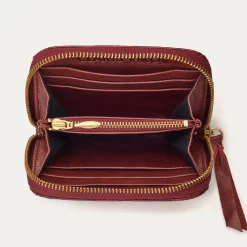 Claris Virot Bordeaux|Portefeuille Mini Bob 13 X 10 X 2<Portefeuille Mini Bob