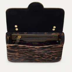 Claris Virot Marron|Cuir Leopard<Sac Ava Medium