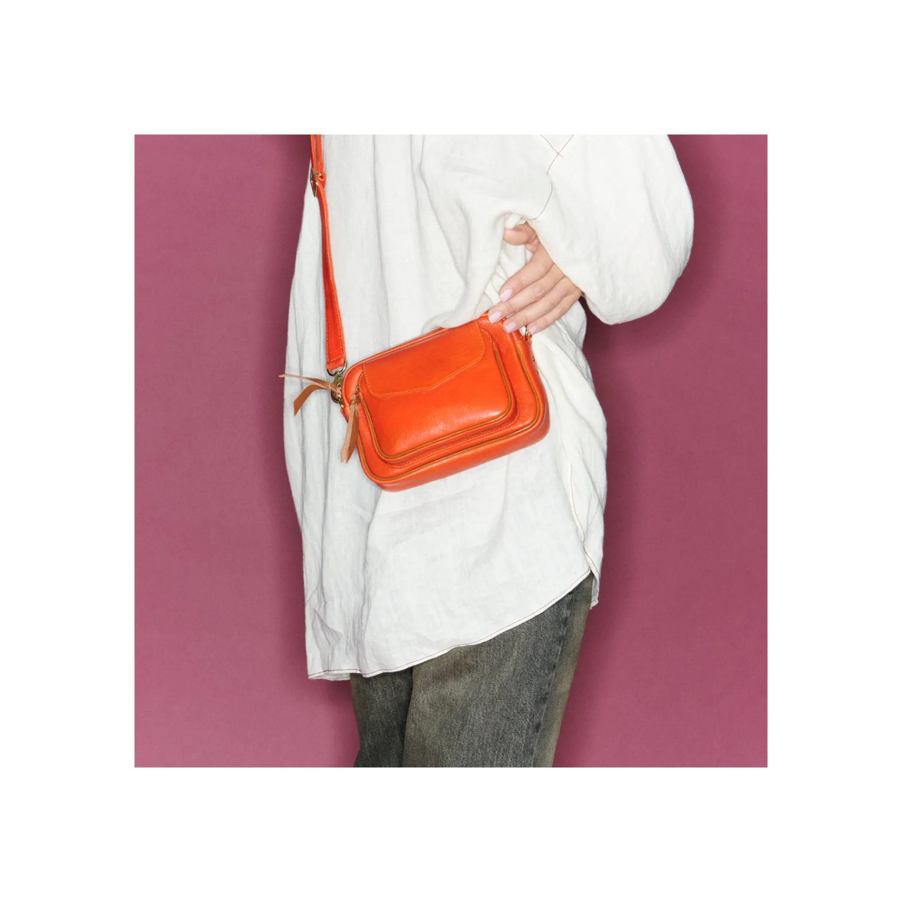 Claris Virot Rouge|Orange<Sac Baby Charly