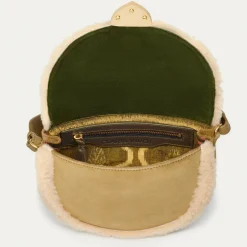 Claris Virot Vert|Peau Lainée<Sac Big Victoria