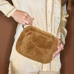 Claris Virot Marron|Peau Lainée<Sac Charly