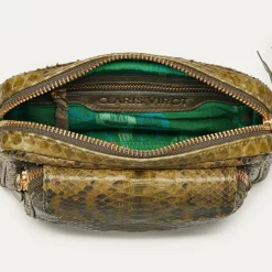 Claris Virot Vert|Sacs Charly 15 X 21 X 5<Sac Charly