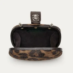 Claris Virot Marron|Cuir Leopard<Sac Chiara