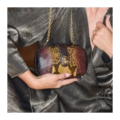 Claris Virot Marron|Oeil De Tigre<Sac Chiara