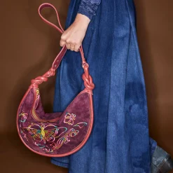 Claris Virot Marron|Violet<Sac Chris