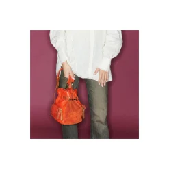 Claris Virot Rouge|Orange<Sac Lola