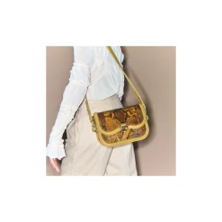 Claris Virot Jaune|Marron<Sac Manon