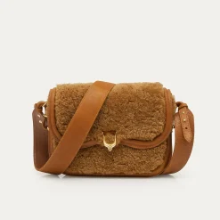 Claris Virot Marron|Peau Lainée<Sac Manon