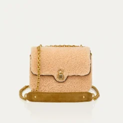 Claris Virot Marron|Peau Lainée<Sac Mini Ava