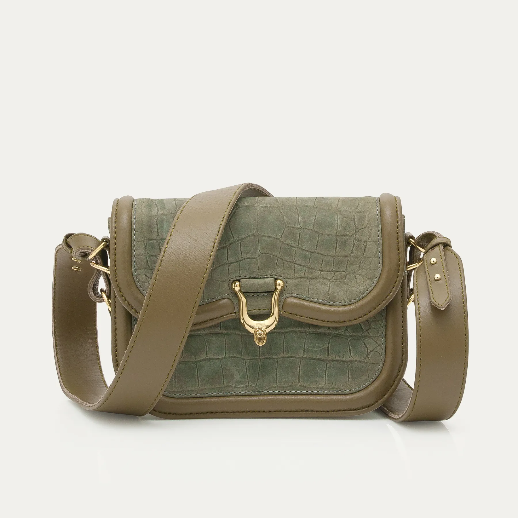 Claris Virot Vert|Gris<Sac Mini Manon
