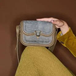 Claris Virot Vert|Gris<Sac Mini Manon