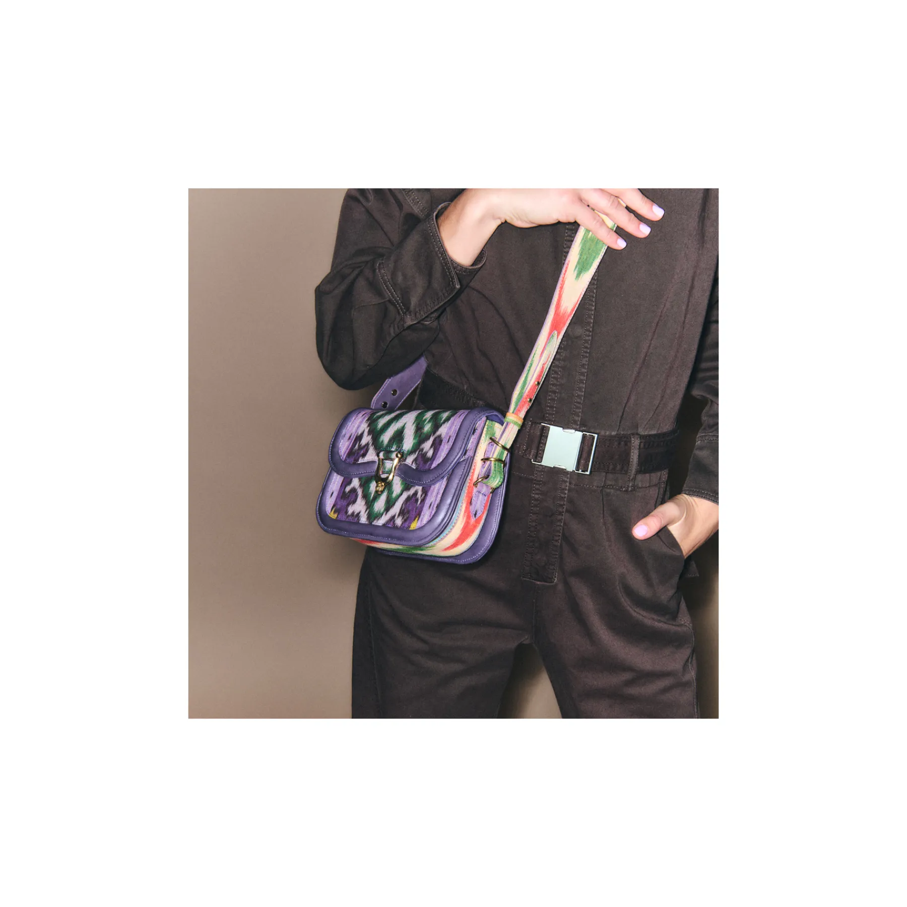 Claris Virot Violet<Sac Mini Manon