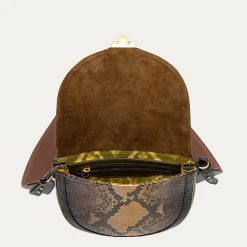 Claris Virot Marron|Oeil De Tigre<Sac New Victoria