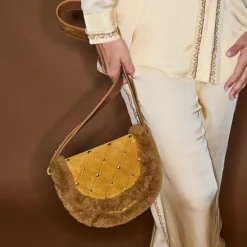 Claris Virot Jaune|Marron<Sac New Victoria