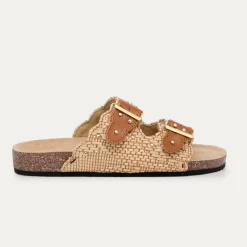Claris Virot Raphia|Sandales Odette<Sandales Odette
