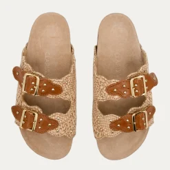 Claris Virot Raphia|Sandales Odette<Sandales Odette